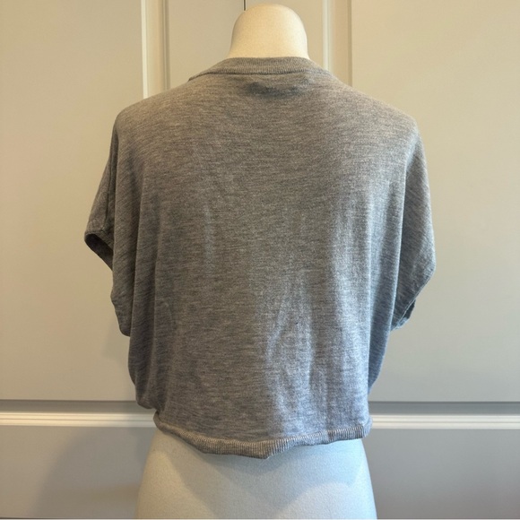 ALICE + OLIVIA Cammy Tie-Front Short-Sleeve T-Shirt size S - Picture 2 of 11